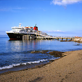 CalMac ferry at Brodick, Isle of Arran